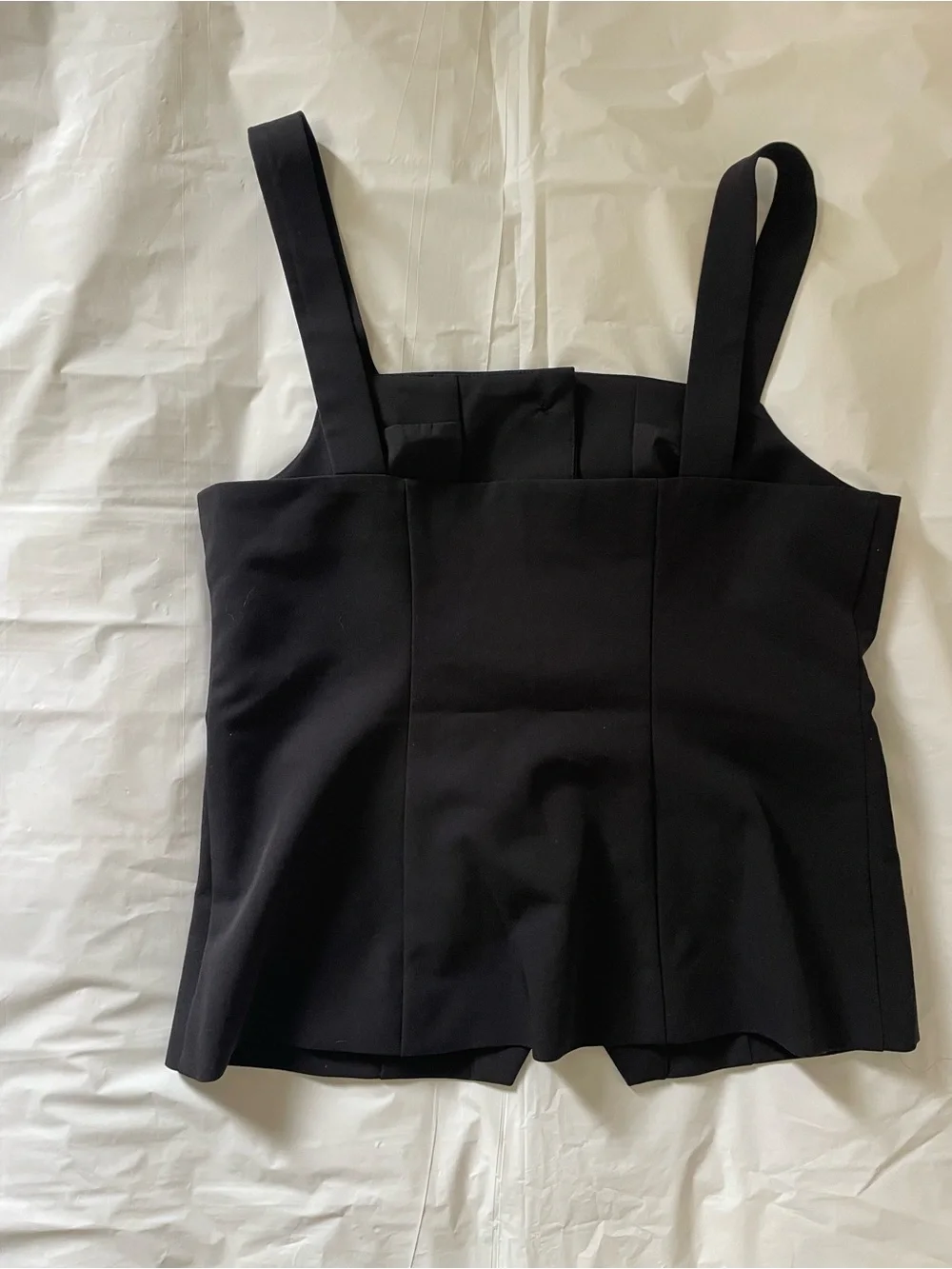 Halogen Sleeveless Button-Up Bustier Top